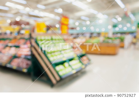 supermarket blur background 90752927