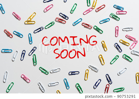 Conceptual caption Coming Soon. Business approach something is going to happen in really short time of period -47369 Conceptual caption Coming Soon. Business approach something is going to happen in really short time of period -47369 90753291