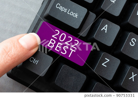 Conceptual caption 2022 Best. Business idea Highest quality done in all fields preparing for the next year -48930 90753331