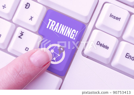 Handwriting text Training. Word for An activity occurred when starting a new job project or work -48987 90753413