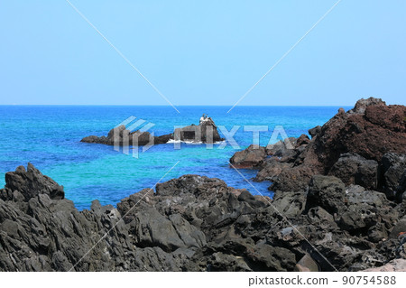 Handam trail, walking, beach, coastal road, beach, coast, lava, health, walking, 90754588