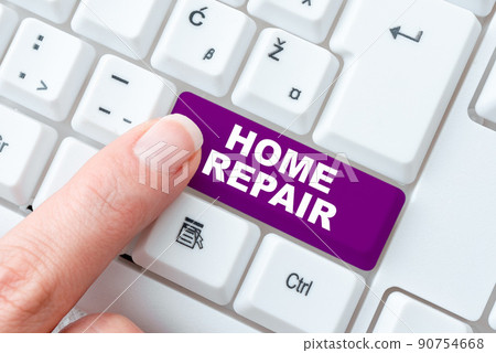Writing displaying text Home Repair. Internet Concept maintenance or improving your own house by yourself using tools -48919 Writing displaying text Home Repair. Internet Concept maintenance or improving your own house by yourself using tools -48919 90754668