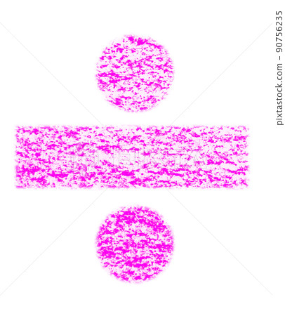 Symbol drawn with crayon Wal ÷ Pink background White With high resolution pass Other colors available Symbol drawn with crayon Wal ÷ Pink background White With high resolution pass Other colors available 90756235