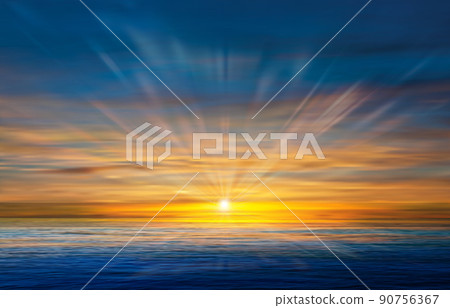 abstract nature background with clouds and ocean sunrise abstract nature background with clouds and ocean sunrise 90756367