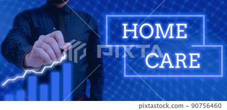 Conceptual display Home Care. Word for Place where showing can get the best service of comfort rendered Lady in suit holding pen symbolizing successful teamwork accomplishments. Conceptual display Home Care. Word for Place where showing can get the best service of comfort rendered Lady in suit holding pen symbolizing successful teamwork accomplishments. 90756460