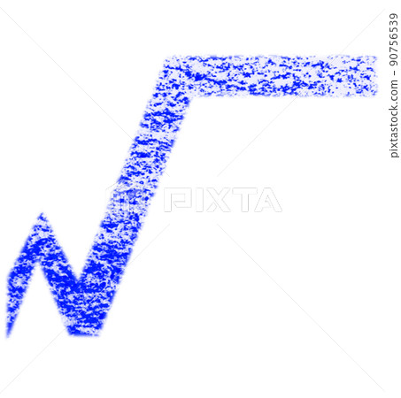 Symbol drawn with crayon √ Blue background White with high resolution path Other colors available Symbol drawn with crayon √ Blue background White with high resolution path Other colors available 90756539