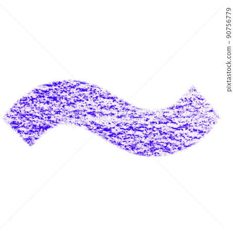 Symbol drawn with crayon Wave dash ~ Blue purple background White With high resolution pass Other colors available 90756779