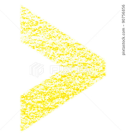 用蠟筆繪製的符號 更大> 黃色背景 白色 高分辨率通行證 其他顏色可選 90756856