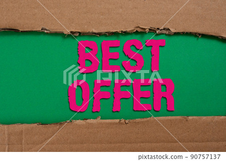 Inspiration showing sign Best Offer. Concept meaning To convince someone by rendering all the greatness you can give -48075 Inspiration showing sign Best Offer. Concept meaning To convince someone by rendering all the greatness you can give -48075 90757137
