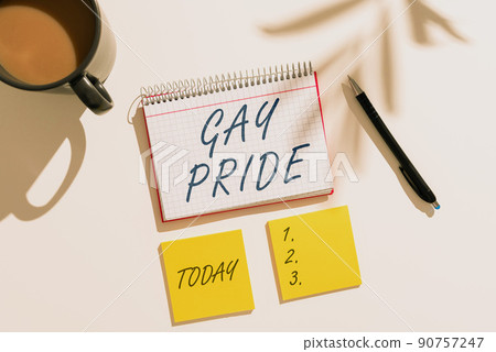 Conceptual caption Gay Pride. Word for Dignity of an idividual that belongs to either a man or -47633 Conceptual caption Gay Pride. Word for Dignity of an idividual that belongs to either a man or -47633 90757247