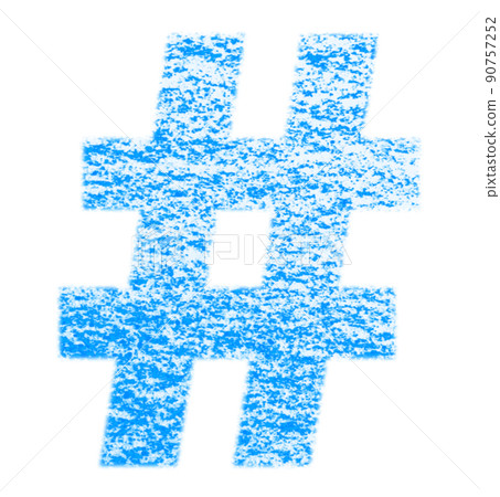 Symbol drawn with crayon Sharp # Blue background White With high resolution pass Other colors available Symbol drawn with crayon Sharp # Blue background White With high resolution pass Other colors available 90757252