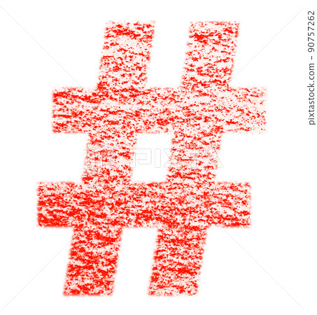 Symbol drawn with crayon Sharp # Red background White With high resolution pass Other colors available Symbol drawn with crayon Sharp # Red background White With high resolution pass Other colors available 90757262