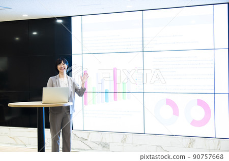 Business Women Office Presentation Seminar Business Women Office Presentation Seminar 90757668