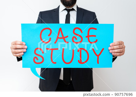 Text sign showing Case Study. Business concept A subject matter to be discussed and related to the topic -48145 90757696