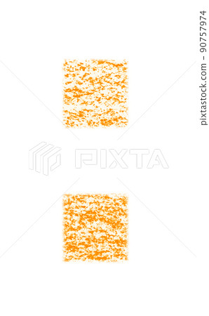 Symbol drawn with crayon Colon: Orange Background White With high resolution path Other colors available Symbol drawn with crayon Colon: Orange Background White With high resolution path Other colors available 90757974