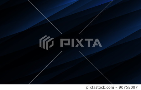 Dark blue modern abstract background with diagonal geometric shapes. 90758097