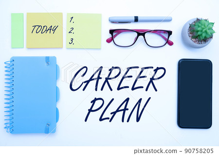 Conceptual display Career Plan. Business concept ongoing process where you Explore your interests and abilities Flashy School Office Supplies, Teaching Learning Collections, Writing Tools, 90758205