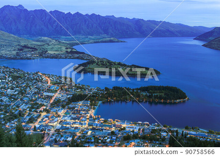 [皇后鎮] 鮑勃峰的夜景 90758566