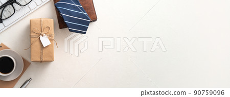 父親節 背景 頂視 辦公室 工作 禮物 Father's day 父の日 父親節 背景 頂視 辦公室 工作 禮物 Father's day 父の日 90759096