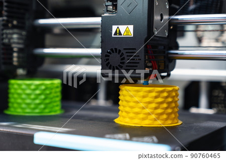 A 3d printer in the laboratory A 3d printer in the laboratory 90760465