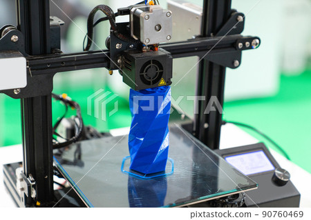 A 3d printer in the laboratory A 3d printer in the laboratory 90760469