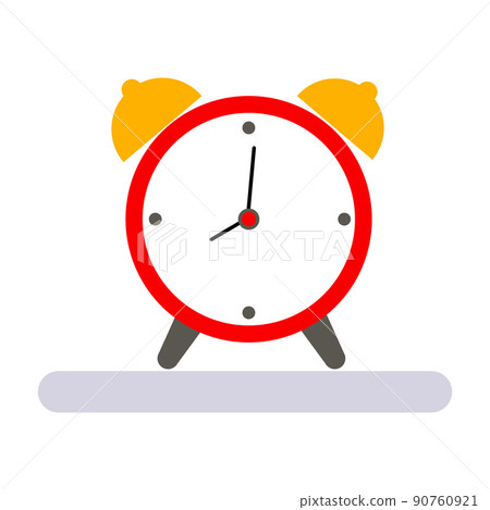 alarm clock icon. vector isolated on a white background alarm clock icon. vector isolated on a white background 90760921