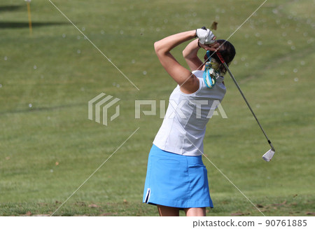 lady golf swing lady golf swing 90761885