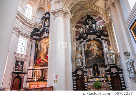 Interiors of Saint Walburga Church, Bruges, Belgium 90762237
