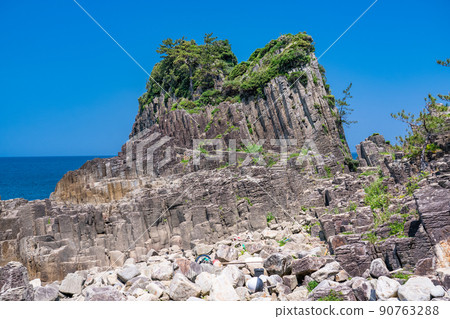 《Fukui Prefecture》 Scenic spots on the Echizen coast of Houshima 90763288