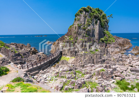 《Fukui Prefecture》 Scenic spots on the Echizen coast of Houshima 90763321