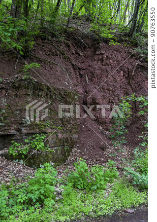 close-up of rock texture close-up of rock texture 90763550