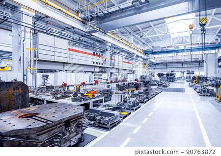 stamping lines in a car factory 90763872
