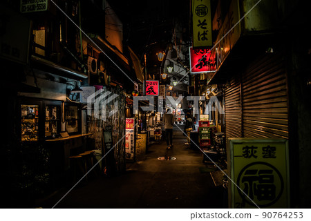 [Photo] Night view, downtown Tokyo [Nishiogikubo] 90764253