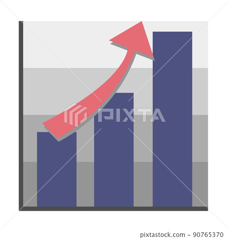 Illustrations of graphs and arrows with improved grades 90765370