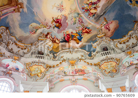 Wies church, Steingaden, bavaria, germany Wies church, Steingaden, bavaria, germany 90765609