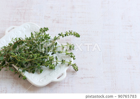 Herbs fresh lemon thyme Herbs fresh lemon thyme 90765783