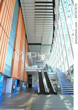 Dome Theater looking up from the entrance of National Museum of Emerging Science and Innovation 90767676