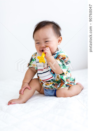 7個月大的寶寶阿卡醬 90768047