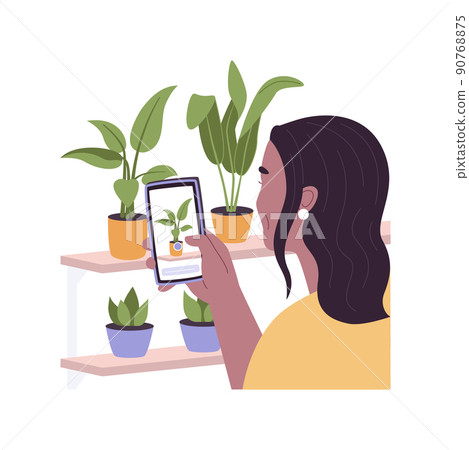 Smart camera isolated cartoon vector illustrations. Smart camera isolated cartoon vector illustrations. 90768875