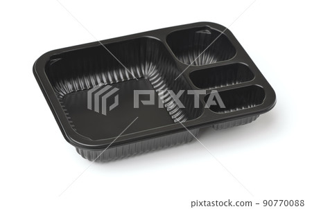 Empty disposable plastic sushi food tray Empty disposable plastic sushi food tray 90770088