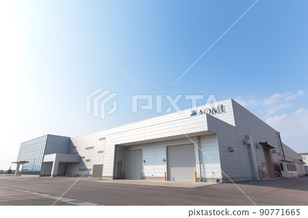 Exterior of the factory (precision parts processing factory) 90771665