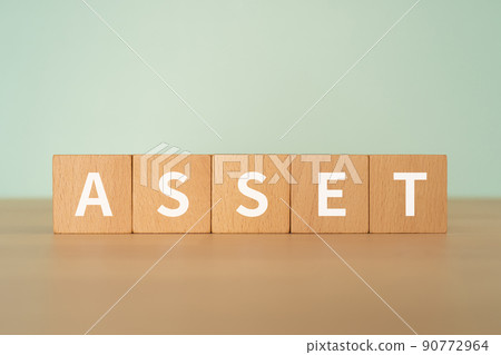 Image of assets / property | Block with "ASSET" written on it 90772964