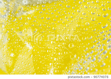Image background of yellow carbonated water Image background of yellow carbonated water 90774078