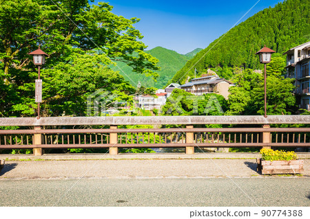 郡上八幡新橋和吉田川 90774388