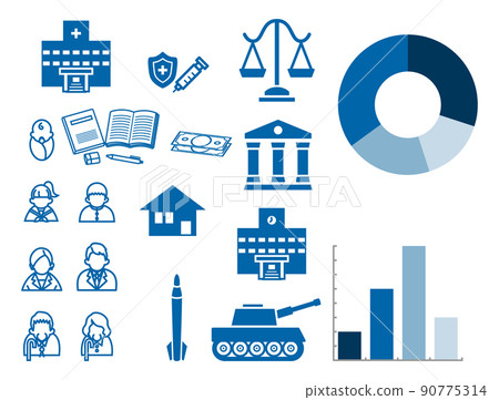 選舉政策圖標集 選舉政策圖標集 90775314