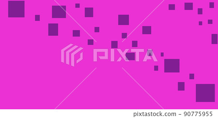 Purple square background on pink background Purple square background on pink background 90775955