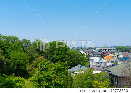 Tokyo Machida City Tamagawa Gakuen Residential Area Hills Fresh Green 90778850