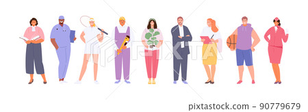 People of various professions and occupations People of various professions and occupations 90779679