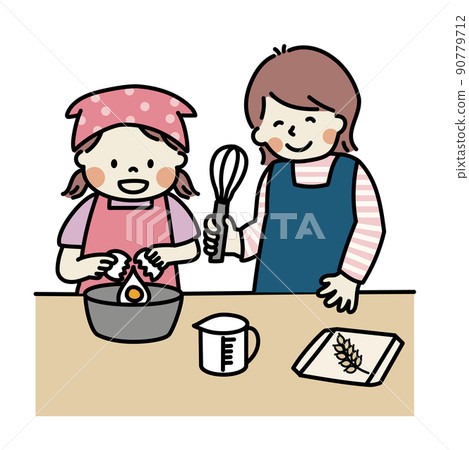 Parent-child cooking Parent-child cooking 90779712