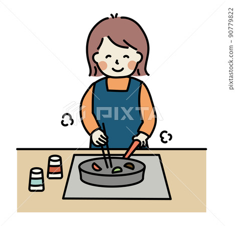 女人做飯 女人做飯 90779822